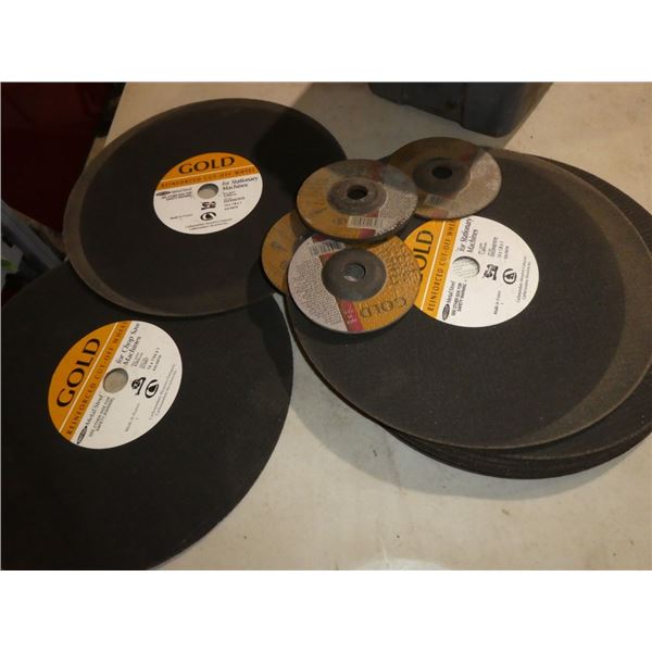 assorted grinding discs