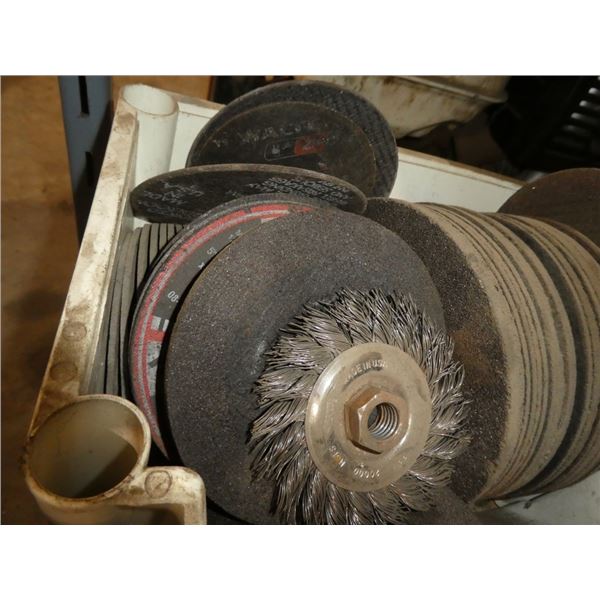 assorted grinding discs
