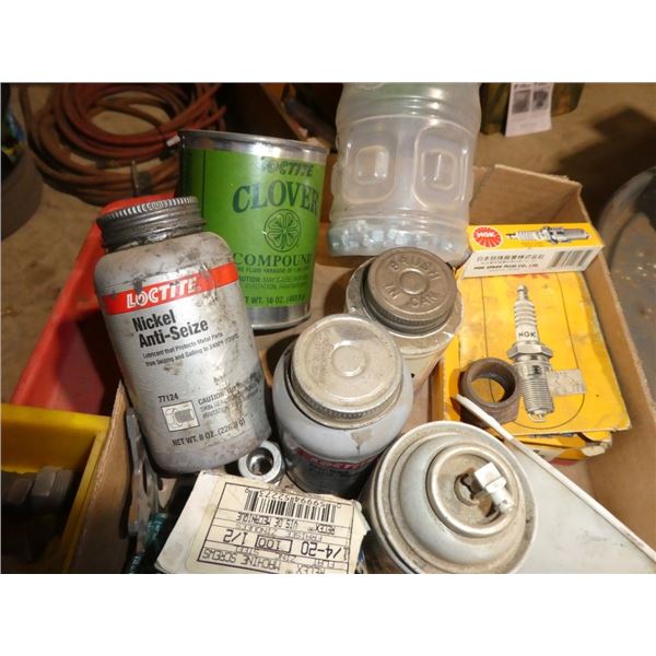 misc parts: clamps, fasteners, connectors, nickel