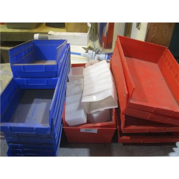 plastic organizer bins