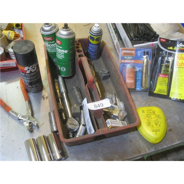 air filter oil, sockets, food grade silicone,