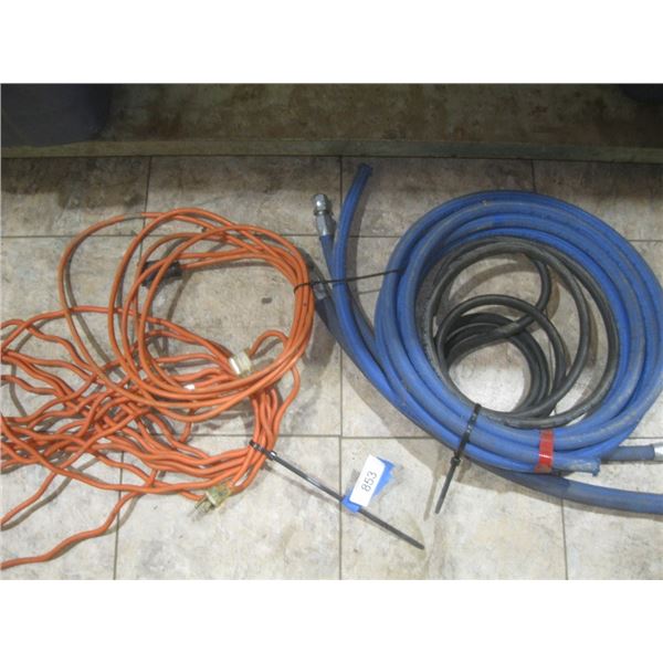 extension cord, hose
