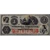 Image 1 : 1862 $3 Somerset and Worcester Savings Bank Salisbury, MD Obsolete Note