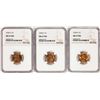 Image 1 : Lot of (3) 1939-S Lincoln Wheat Cent Coins NGC MS67RD