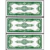 Image 2 : Lot of (3) Consecutive 1923 $1 Silver Certificate Notes
