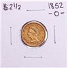 Image 1 : 1852-O $2 1/2 Liberty Head Quarter Eagle Gold Coin