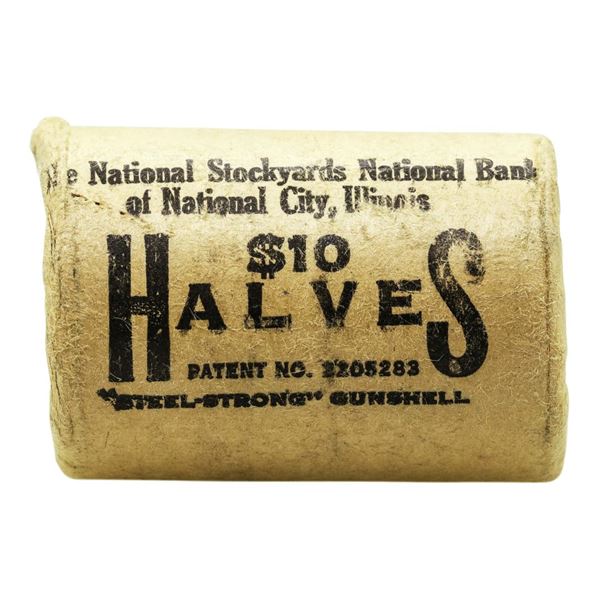 Original Bank Roll of (20) Brilliant Uncirculated 1962-D Franklin Half Dollar Coins