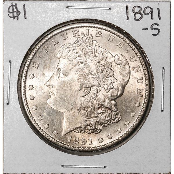 1891-S $1 Morgan Silver Dollar Coin