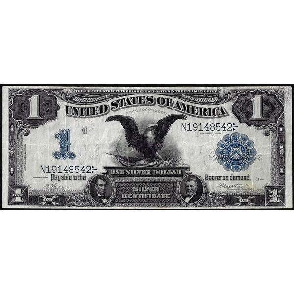 1899 $1 Black Eagle Silver Certificate Note