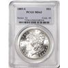 Image 1 : 1889-S $1 Morgan Silver Dollar Coin PCGS MS63