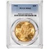 Image 1 : 1904 $20 Liberty Head Double Eagle Gold Coin PCGS MS62