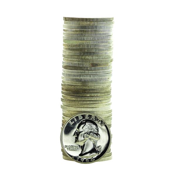 Roll of (40) Proof 1964 Washington Quarter Coins