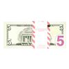 Image 2 : Pack of (100) Consecutive 2017A $5 Federal Reserve STAR Notes Atlanta