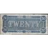 Image 2 : 1864 $20 Confederate States of America Note