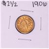 Image 1 : 1906 $2 1/2 Liberty Head Quarter Eagle Gold Coin