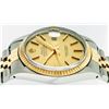 Image 9 : Rolex Men's Two Tone Champagne Index Datejust Wristwatch