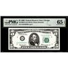 Image 1 : 1969 $5 Federal Reserve Note Chicago Fr.1969-G PMG Gem Uncirculated 65EPQ