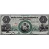 Image 1 : 1800's $1 State Bank New Brunswick, New Jersey Obsolete Note