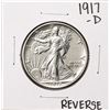 Image 1 : 1917-D Reverse Walking Liberty Half Dollar Coin