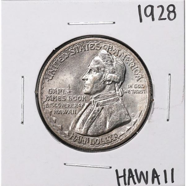 1928 Hawaii Commemorative Silver Half Dollar Coin