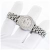 Image 4 : Rolex Ladies Stainless Steel Cream Arabic Diamond Datjust Wristwatch