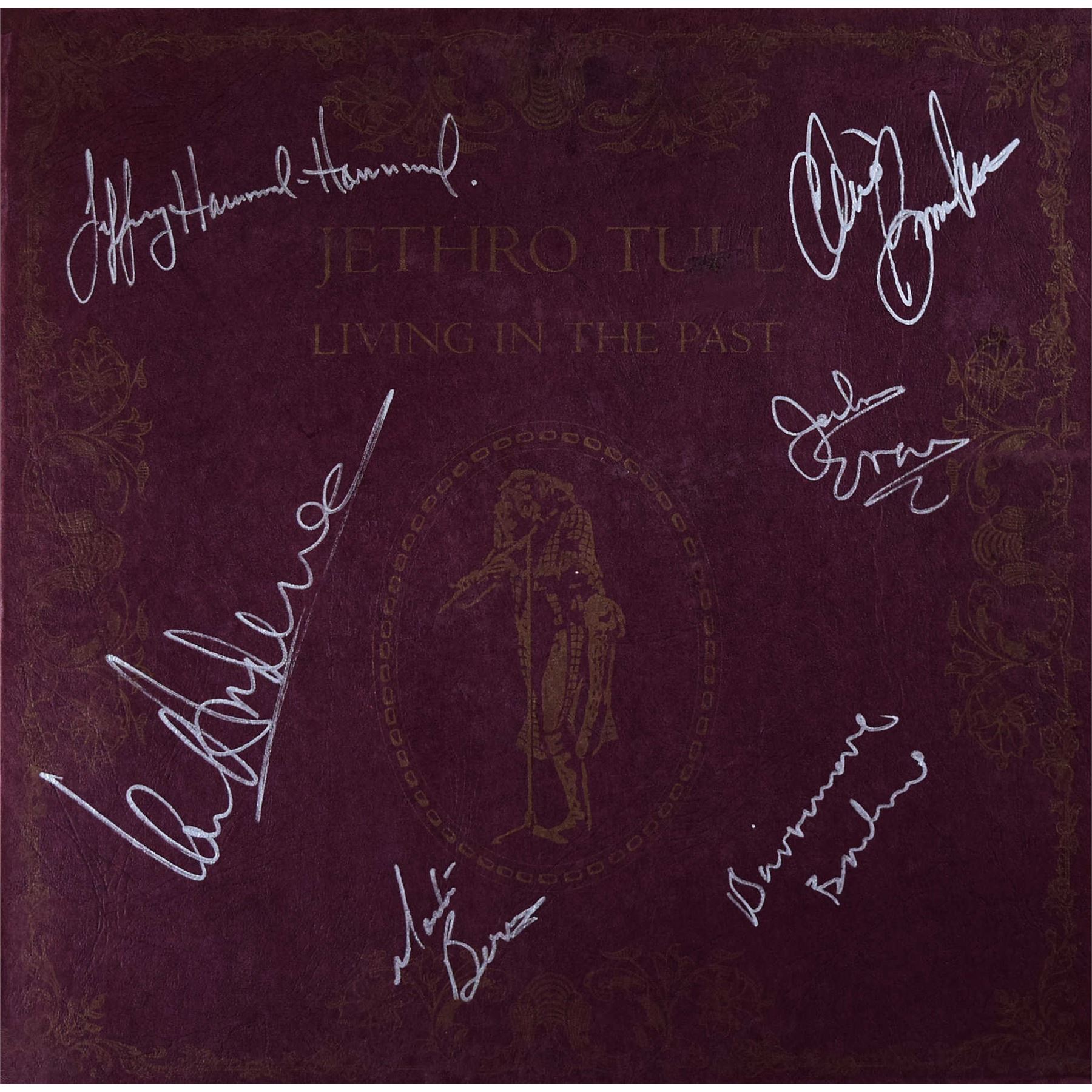 Jethro Tull signed Living In The Past album