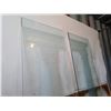 Image 2 : 2 Large Etched Glass Panel Of Pedestals 20"W X 71"H