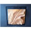 Image 2 : "About Leaves" Heavy Leather Framed Gold Leaf 26"W X 26"H