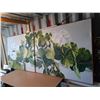 Image 3 : Oil On Canvas (Plant) By Adams 1982 121"W X 49"H