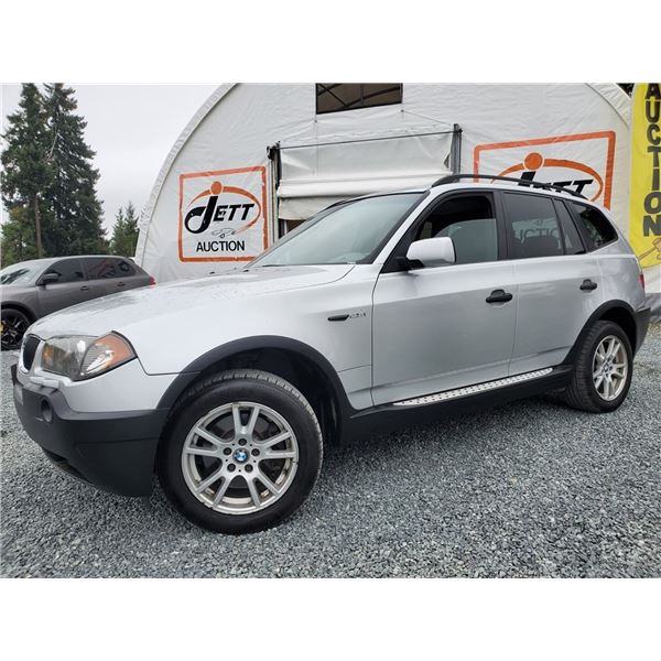 C4 --  2004 BMW X3 25I AWD, Grey, 145,708 KMS