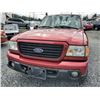 Image 8 : G1 --  2008 FORD RANGER SUPER CAB 4X4, Red, 293,530 KMS