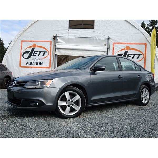 E6 --  2011 VW JETTA TDI, Grey, 207,999 KMS