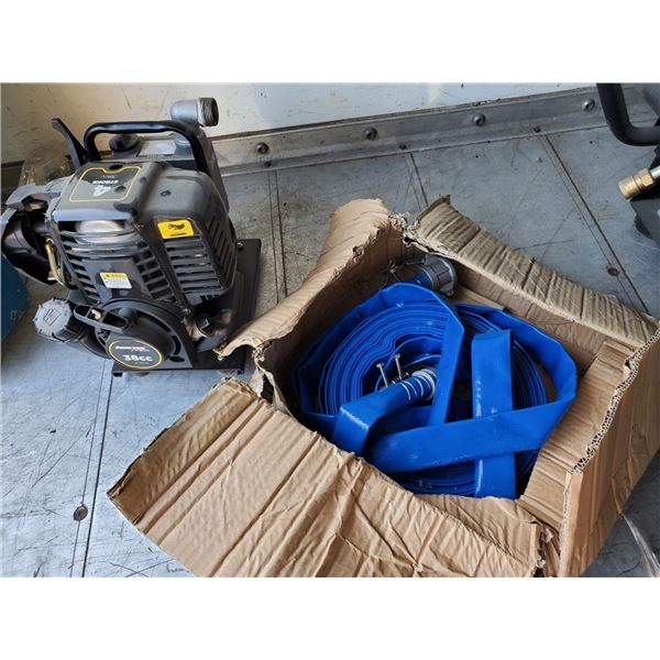 Small gas water pump with Hose