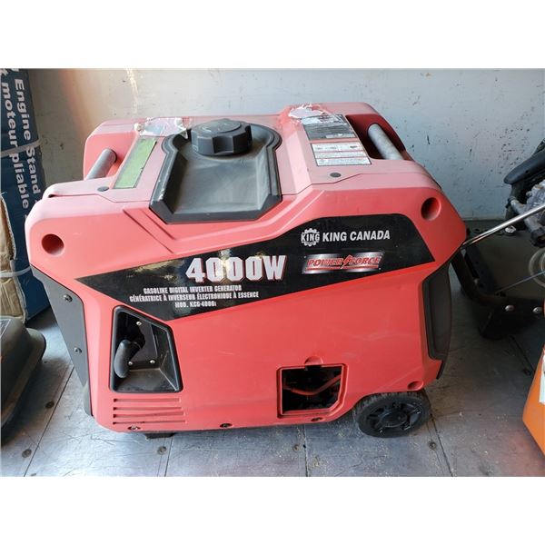 King Canada 4000 W digital inverter generator