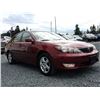 Image 8 : B3 --  2005 TOYOTA CAMRY LE, Red, 290,380 KMS