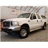 Image 2 : A12 --  2004 FORD F250 SUPER DUTY CREW CAB 4X4, White, 312,780 KMS