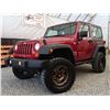 Image 2 : D6 --  2011 JEEP WRANGLER SPORT 4X4, Red, 180 531 KM  KMS