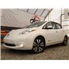 Image 2 : C6 --  2013 NISSAN LEAF S ELECTRIC , White, 104449 KM