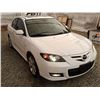 Image 7 : A12B --  2007 MAZDA 3 S, White, 213289 KM
