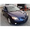 Image 7 : A2 --  2006 MAZDA 3, Blue, 213,738 KM "NO RESERVE"