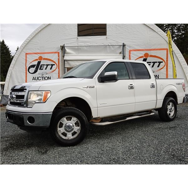 F3 --  2013 FORD F150 SUPERCREW 4X4, White, 253717 KM