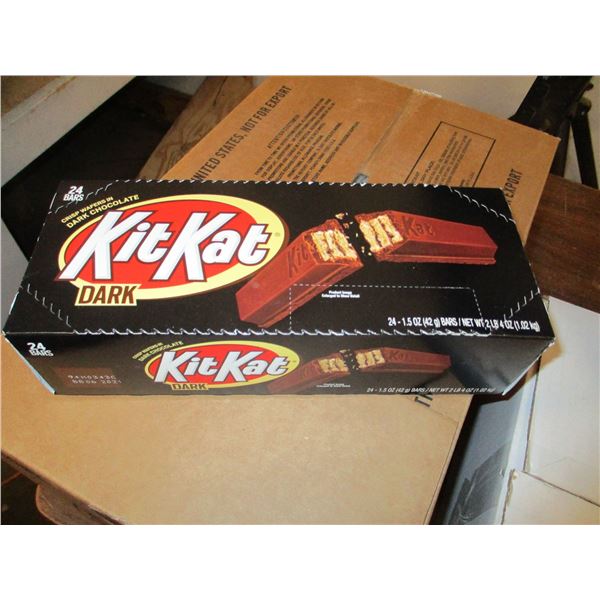 DARK CHOCOLATE KIT KAT BARS (24) - PER BOX