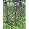 Image 1 : LOT OF 2 - TUBULAR FENCE PANELS - 9 FOOT EACH