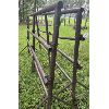 Image 2 : LOT OF 2 - TUBULAR FENCE PANELS - 9 FOOT EACH