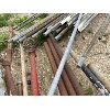 Image 3 : QTY METAL PIPE - INCLUDING 22 FOOT GALVANIZED - SEE ALL PICS