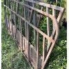 Image 2 : LOT OF 3 - SQUARE TUBE FEEDER PANELS - 7 & 8.5 FEET