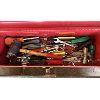 Image 2 : LOT OF 2 - METAL TOOL BOXES W/ CONTENTS - WRENCHES & DRIVERS, ETC