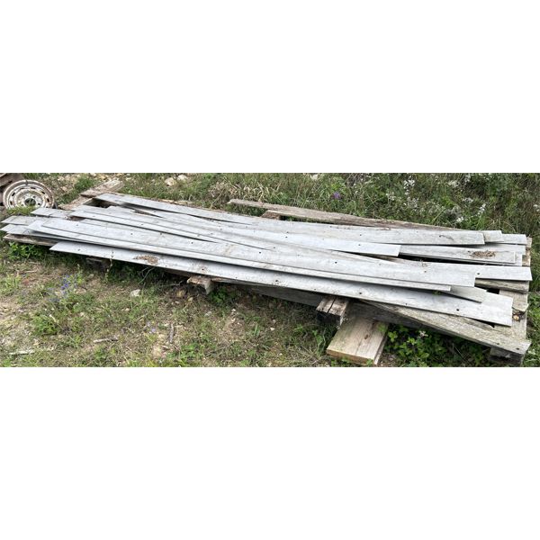 LOT OF APPROX 20 - STAINLESS STEEL SHEETS - 7/32 X 4 X 10 INCH