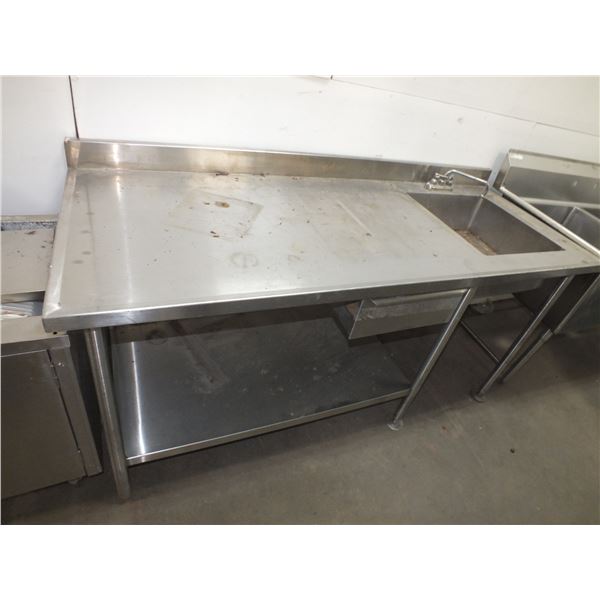 Stainless Steel Table w/ Sink