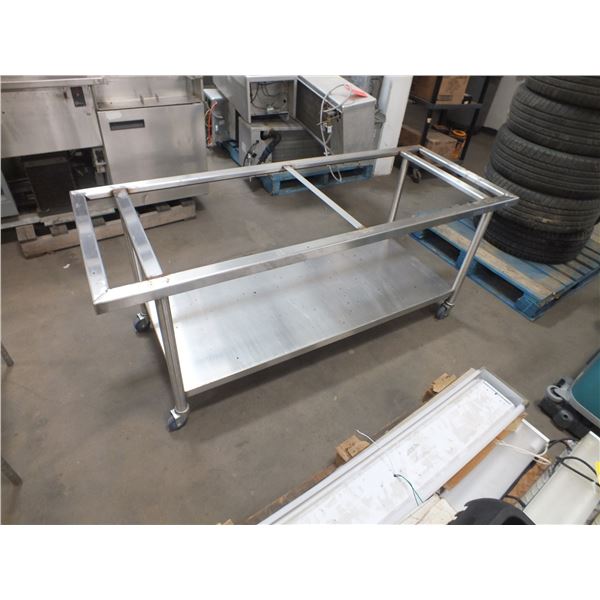 Stainless Steel Cart On Wheels
